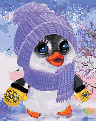 Animal Paint By Numbers Kits UK GX28456