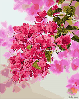 Flower Paint By Numbers Kits UK GX28464