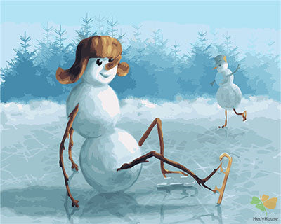 Cartoon Paint By Numbers Kits UK GX28472