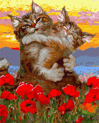 Cat & Dog Paint By Numbers Kits UK GX28492