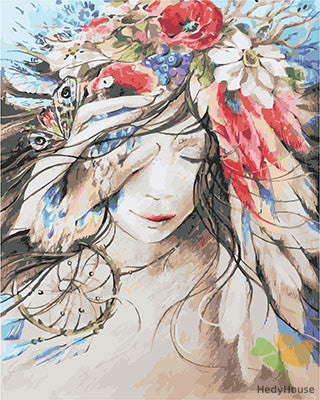 Portrait Paint By Numbers Kits UK GX28519