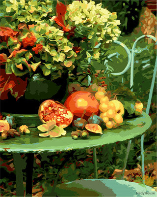 Flower Paint By Numbers Kits UK GX28537