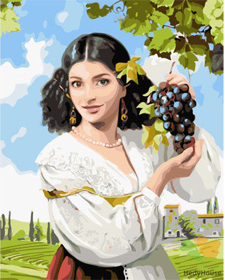 Portrait Paint By Numbers Kits UK GX28540