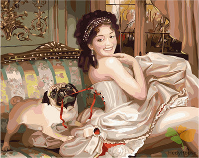 Portrait Paint By Numbers Kits UK GX28541