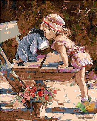 Portrait Paint By Numbers Kits UK GX28548