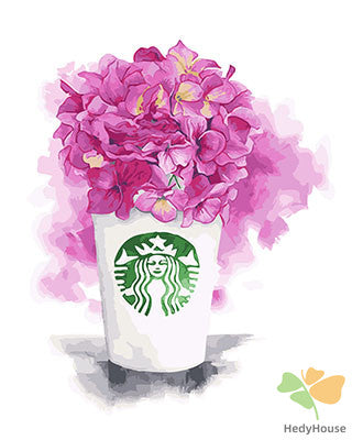 Flower Paint By Numbers Kits UK GX28555