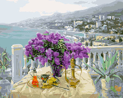 Flower Paint By Numbers Kits UK GX28575