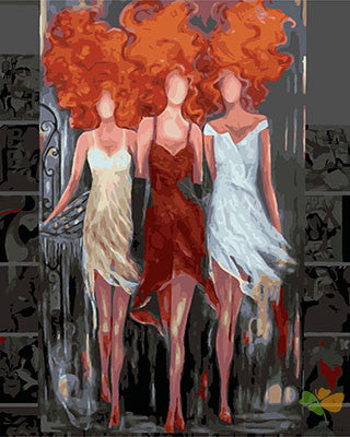 Portrait Paint By Numbers Kits UK GX28578