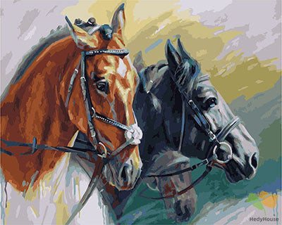 Animal Paint By Numbers Kits UK GX28581