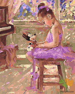 Portrait Paint By Numbers Kits UK GX28585