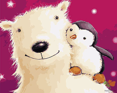 Cartoon Paint By Numbers Kits UK GX28597