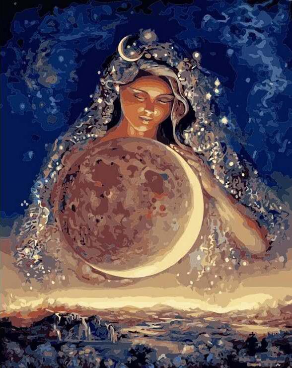 Portrait Paint By Numbers Kits UK For Adult GX2860