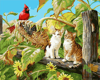Cat & Dog Paint By Numbers Kits UK GX28611