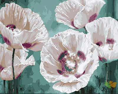 Flower Paint By Numbers Kits UK GX28665