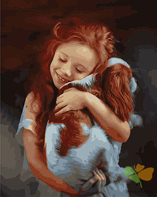 Portrait Paint By Numbers Kits UK GX28684