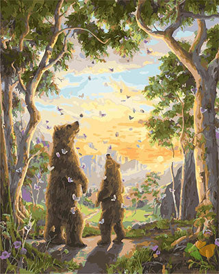 Animal Paint By Numbers Kits UK GX28711