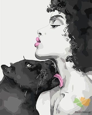 Portrait Paint By Numbers Kits UK GX28725