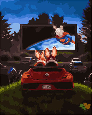 Cartoon Paint By Numbers Kits UK GX28770