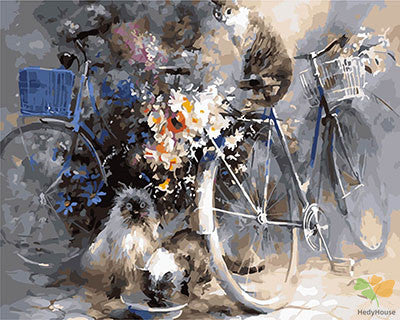 Flower Paint By Numbers Kits UK GX28782