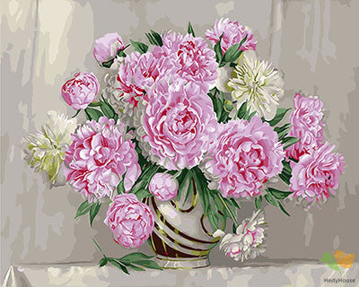 Flower Paint By Numbers Kits UK GX28826