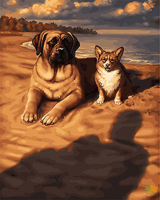 Cat & Dog Paint By Numbers Kits UK GX28830