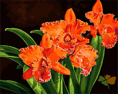 Flower Paint By Numbers Kits UK GX28875