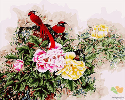 Flower Paint By Numbers Kits UK GX28876