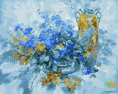 Flower Paint By Numbers Kits UK GX28899