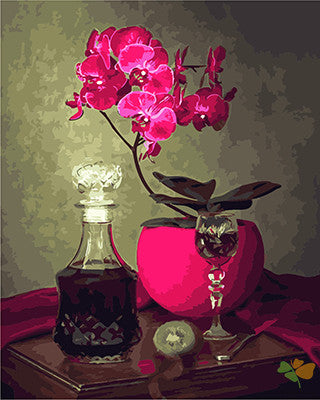 Flower Paint By Numbers Kits UK GX28943