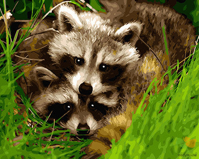 Animal Paint By Numbers Kits UK GX28949