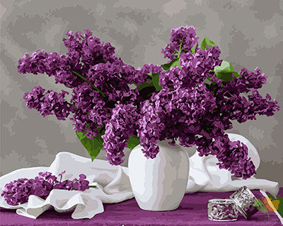 Flower Paint By Numbers Kits UK GX28958