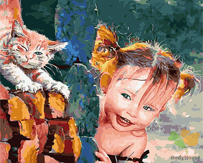 Portrait Paint By Numbers Kits UK GX28968