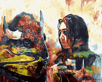 Portrait Paint By Numbers Kits UK GX28977