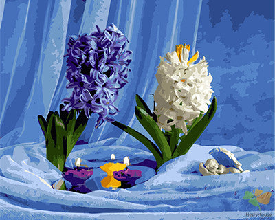 Flower Paint By Numbers Kits UK GX28979