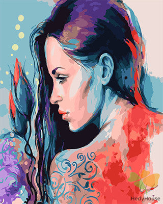 Portrait Paint By Numbers Kits UK GX28986