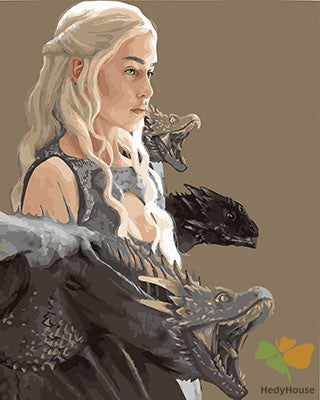 Portrait Paint By Numbers Kits UK GX28993