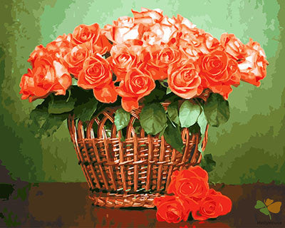 Flower Paint By Numbers Kits UK GX28998