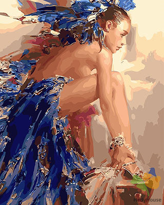 Portrait Paint By Numbers Kits UK GX29008