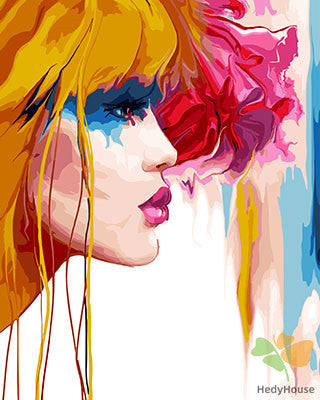 Portrait Paint By Numbers Kits UK GX29026