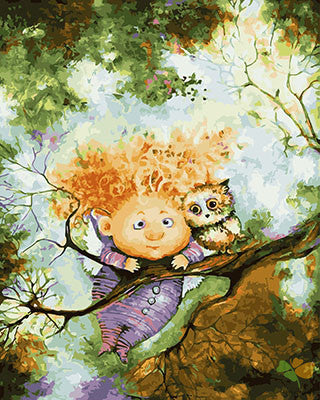 Cartoon Paint By Numbers Kits UK GX29048