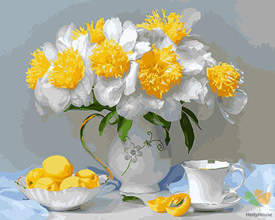 Flower Paint By Numbers Kits UK GX29062