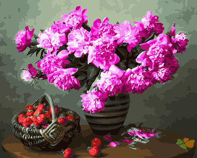 Flower Paint By Numbers Kits UK GX29079