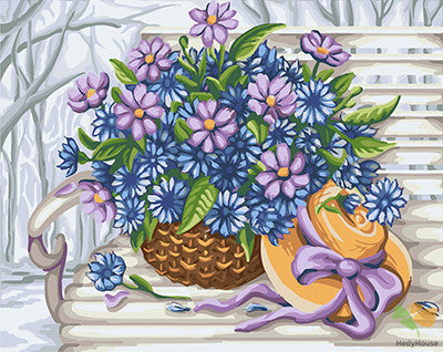 Flower Paint By Numbers Kits UK GX29088