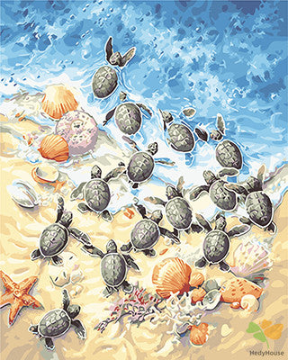 Animal Paint By Numbers Kits UK GX29097