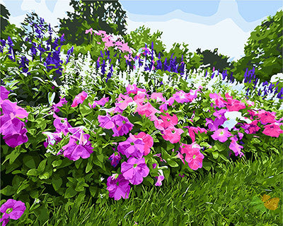 Flower Paint By Numbers Kits UK GX29101