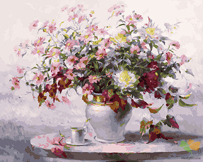 Flower Paint By Numbers Kits UK GX29104