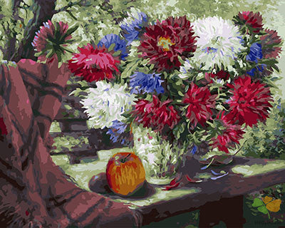 Flower Paint By Numbers Kits UK GX29145