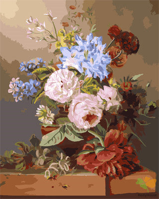 Flower Paint By Numbers Kits UK GX29186