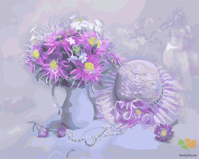 Flower Paint By Numbers Kits UK GX29188