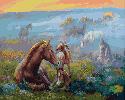 Animal Paint By Numbers Kits UK GX29193